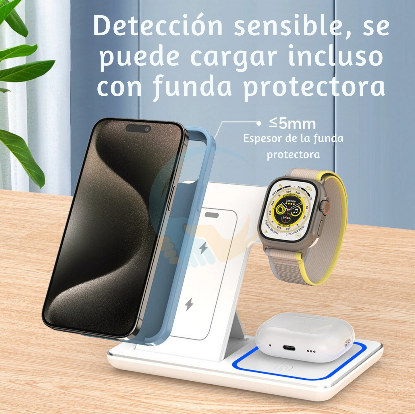 Cargador Inalámbrico 3 En 1 Para IPhone ™