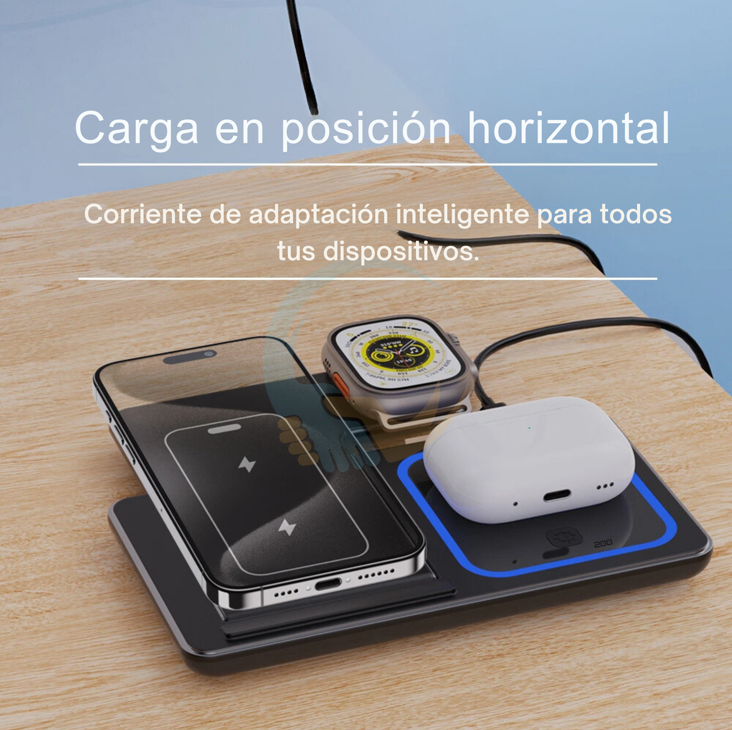 Cargador Inalámbrico 3 En 1 Para IPhone ™