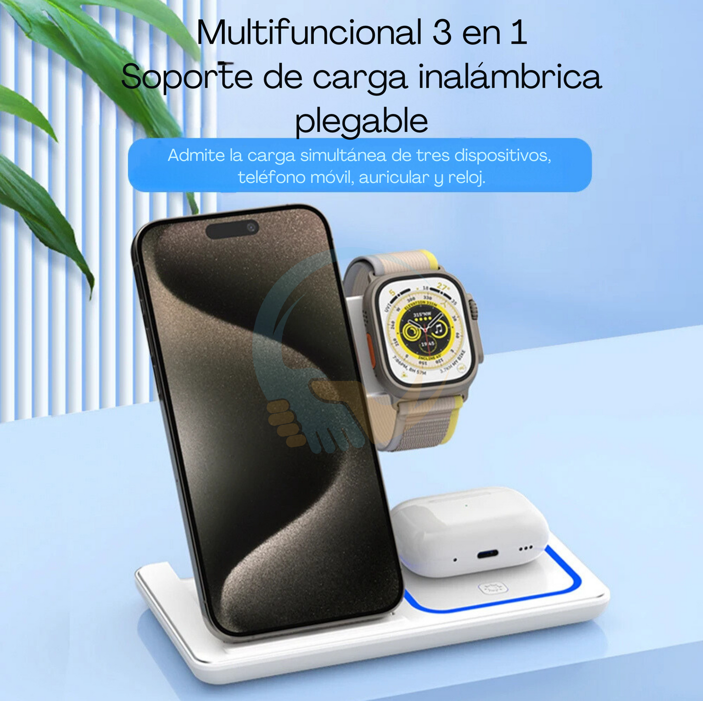 Cargador Inalámbrico 3 En 1 Para IPhone ™